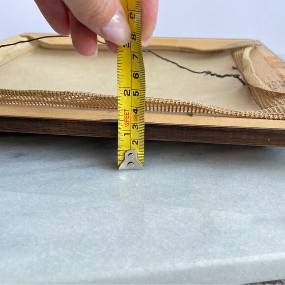 Vintage | Handcrafted Needlepoint Crewel Embroidery 1970s Boho Fruit Art Artisan - Picture 5 of 7